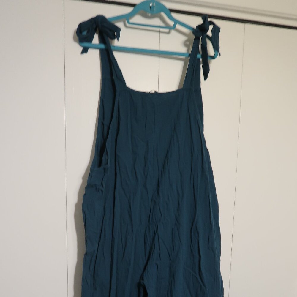 Bloomchic Tie Shoulder Overalls - image 1